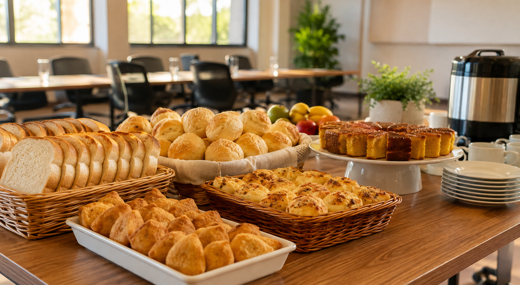 Pães para eventos
